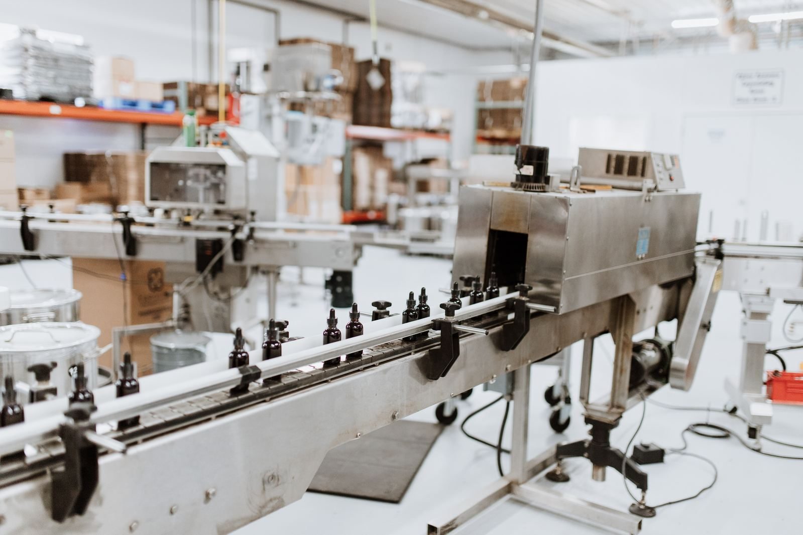 Bottling line at Edens Answers